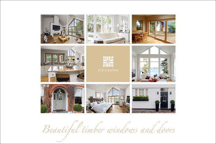Schnauber Windows and Doors product catalogue cover concept
